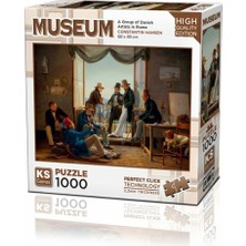 TeknoKapsül 20660 A Group Of Danish Artist In Rome 1000 Parça Puzzle -Kspuzzle