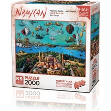 TeknoKapsül 22523 Migration Routes Hagia Sophia 2000 Parça Puzzle -Ks Puzzle
