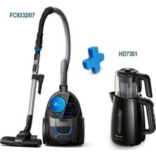 AKS Philips Powerpro City Toz Torbasız Süpürge FC9332/07-DAILY Collection Çay Makinesi HD7301/00