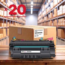 tonermax Hp Laserjet 1160 Muadil Toner Çipli Q5949A 20'li 2.500 Sayfa