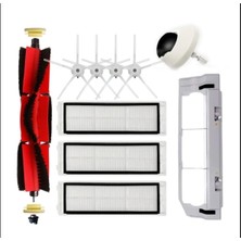 AKS Lin Grup Roborock S5 Max S6 Pure S6 Maxv SDJQR02RR ile Uyumlu Filtre Fırça Tekerlek Fırça Kapağı