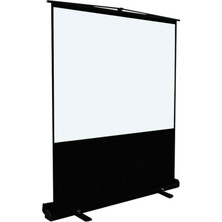 AKS Codegen 145X82 cm Taşınabilir Portatif Pull Up Floor Screen Projeksiyon Perdesi