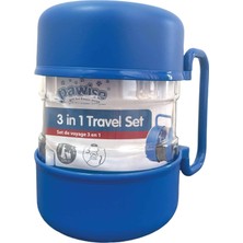 AKS Pawise 3 In 1 Seyahat Seti 12,5X12,5X17 cm