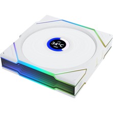 AKS Lian Li Unı Fan Tl Wıreless LCD 1X120MM Beyaz Kasa Fanı (G99.12TLLCD1W1W.00)