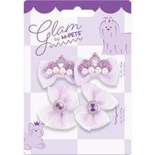 M-Pets Glam Köpekler Için Aksesuar Toka Mor