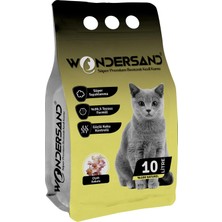 AKS Wondersand Çiçek Kokulu Ince Tane Topaklanan Kedi Kumu 10 Lt