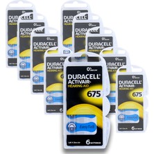 AKS Duracell 675 Kulaklık Pili 60'lı