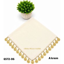 Sedef Lira Pullu Yazma
