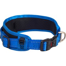 AKS Rogz Utility Yastıklı Klasik Köpek Boyun Tasması Mavi Xlarge 25X37X54 cm