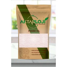 Aktarloji 1 kg Toz Pembe Kil – Doğal Cilt, Yüz ve Saç Maskesi / Pink Clay Mask