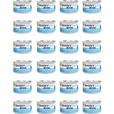 AKS Gimcat Shinycat Jelly (Jöle Içinde) Ançüezli Ton Balıklı Kedi Konservesi 70GR x 24 Adet