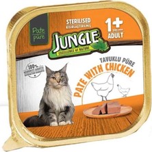 AKS Jungle Tavuklu Püre Şeklinde Kısırlaştırılmış Kedi Maması (32 x 100 G)