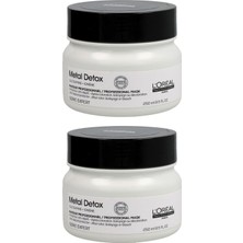 AKS Loreal Professionnel Paris Serie Expert Metal Detox Işlem Görmüş Saçlar Için Metal Karşıtı Koruyucu Maske 2 Adet