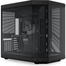 AKS Hyte Y70 Orta Kule Kılıf - Siyah (E-Atx/m-Atx/m-Itx)