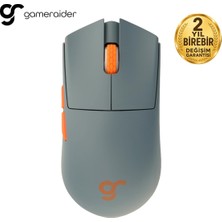 AKS Gameraider GR3S Pro Tactical Gray Pixart 3395 Sensör Kablosuz Gaming Mouse