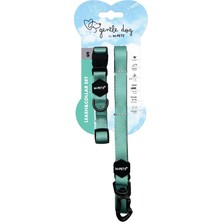 AKS M-Pets Gentle Dog Boyun Tasması ve Gezdirme Set (S) Yeşil