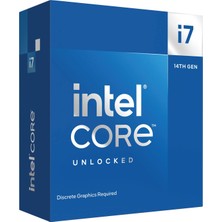 AKS Intel Core I7-14700KF 3.40GHZ 20 Çekirdek 28MB L3 Önbellek Soket 1700 Işlemci