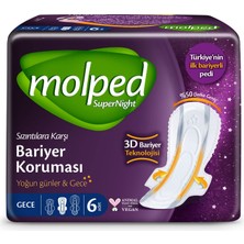 AKS Molped Supernight Uzun Gece Pedi (1 x 6 Adet)