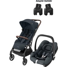 AKS Maxi-Cosi Soho-Cabriofix I-Size Ana Kucaklı Ultra Kompakt Seyahat Sistem Bebek Arabası Essential Graphite