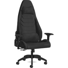 AKS Calitte Sporte Srt Oyuncu Koltuğu 4d Kolçaklı Pu Deri Gaming Koltuk (Deri, Siyah)
