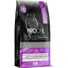 AKS Pro One Sodyum Bentonit Pudra Kokulu Ince Taneli Topaklanan Kedi Kumu 10 Lt