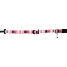AKS Beeztees Yavru Kedi Boyun Tasması, Zilli, Pembe, 16-32CM
