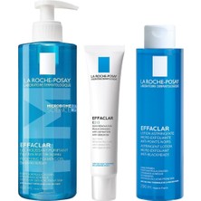 AKS Effaclar Yağlı Ciltler Için Pürüzsüzleştiren Siyah Nokta Karşıtı Bakım Seti