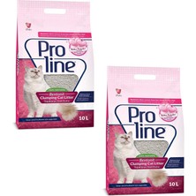 AKS Pro Line Bebek Pudrası Kokulu Ince Taneli Kedi Kumu (2 x 10LT)