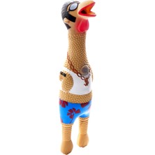 AKS Outward Hound Petstages 69501M Earl - Lateks Tavuk - Squeaker ile Köpek Oyuncak - L, Çok Renkli, 1 Adet