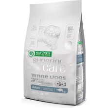 AKS Nature's Protection Superior Care Beyaz Tüylü Köpekler Için Tahılsız Alabalıklı Küçük Irk Köpek Maması 1,5 kg