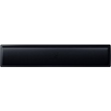 AKS Razer Wrist Rest - Bilek Desteği Ergonomik Suni Deri Klavye Bilek Desteği (Peluş Deri Yastık, Kaymaz Lastik Ayaklar, Tüm Tam Boyutlu Klavyelerle Uyumlu) Siyah