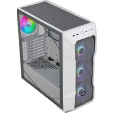 AKS Cooler Master Masterbox TD500 Mesh TD500V2-WGNN85-STU Beyaz 850W Atx 3.1 - Pcıe 5.0 80+ Gold Argb 4x
