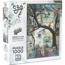 TeknoKapsül 20731 Father-Ezo Sunal 1000 Parça Puzzle -Ks Puzzle