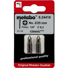 Metabo 24419 Ph 2X25 Bits Uç 2 Adet