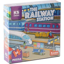 TeknoKapsül Prs 32712 The Railway Station Pre School Puzzle -Ks Puzzle
