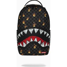 Sprayground Super Hot Fire Sharks In Paris Desenli Sırt Çantası