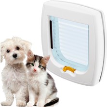 AKS Ferplast Swıng 1 Kedi-Köpek Kapısı, Beyaz, 14,8X14,5, Standard