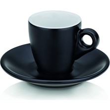AKS Kela Mattia Espresso Fincan Seti 2'li Siyah 50 ml