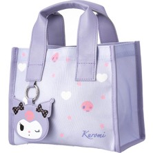 AKS Sanrio Lisanslı Kare Yiyecek Çantası - Kuromi