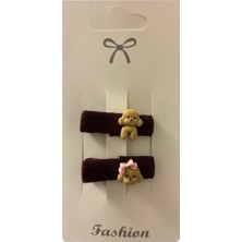 AKS Gidego Accessories 2'li Minik Köpek, Kahverengi
