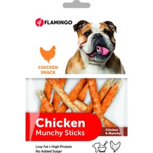 AKS Flamingo Hapki Munchy Tavuk Etli Çubuk Köpek Ödül Mamsı 80GR