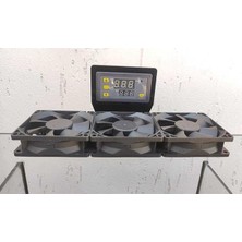 AKS Termostatlı Akvaryum Soğutucu Fan 3lü Set