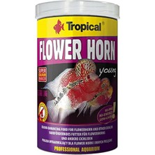 AKS Tropical Flower Horn Young Pelet Balık Yemi 380 gr 1 Lt (Orjinal Kutu)