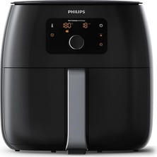 AKS Philips Premium Airfryer Xxl – Yağ Alma Teknolojisi, Hızlı Hava, Dijital Ekran, Kızartma/fırın/ızgara/fırında Pişirme/yeniden Isıtma, 1.4kg Kapasite, Bulaşık Makinesinde Yıkanabilir, Siyah (HD9650/90)