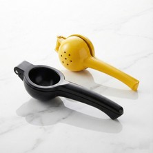 AKS Amberhaus Pratik Metal Limon Sıkacağı | Ergonomik Narenciye Sıkacağı (Siyah)