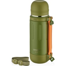 AKS Shotay Çelik Termos Take Trip 1200ML Yeşil