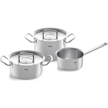 AKS Fissler Original Profi Collection Metal Kapak 5 Parça Tencere Seti