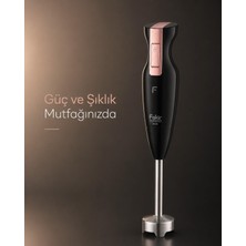 AKS Silvino Stick 4 Bıçaklı Çubuk Blender 900W - Siyah