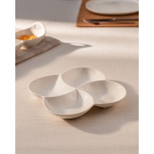 AKS Madame Coco New Petit Concept 4 Bölmeli Büyük Sunum Tabağı