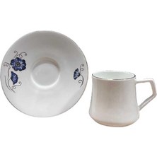 AKS Evaliza Nostalji Kelebek 6 Kişilik Kahve Fincan Takımı 80 ml